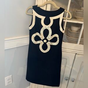 Tory Burch Black Dress with White Accents